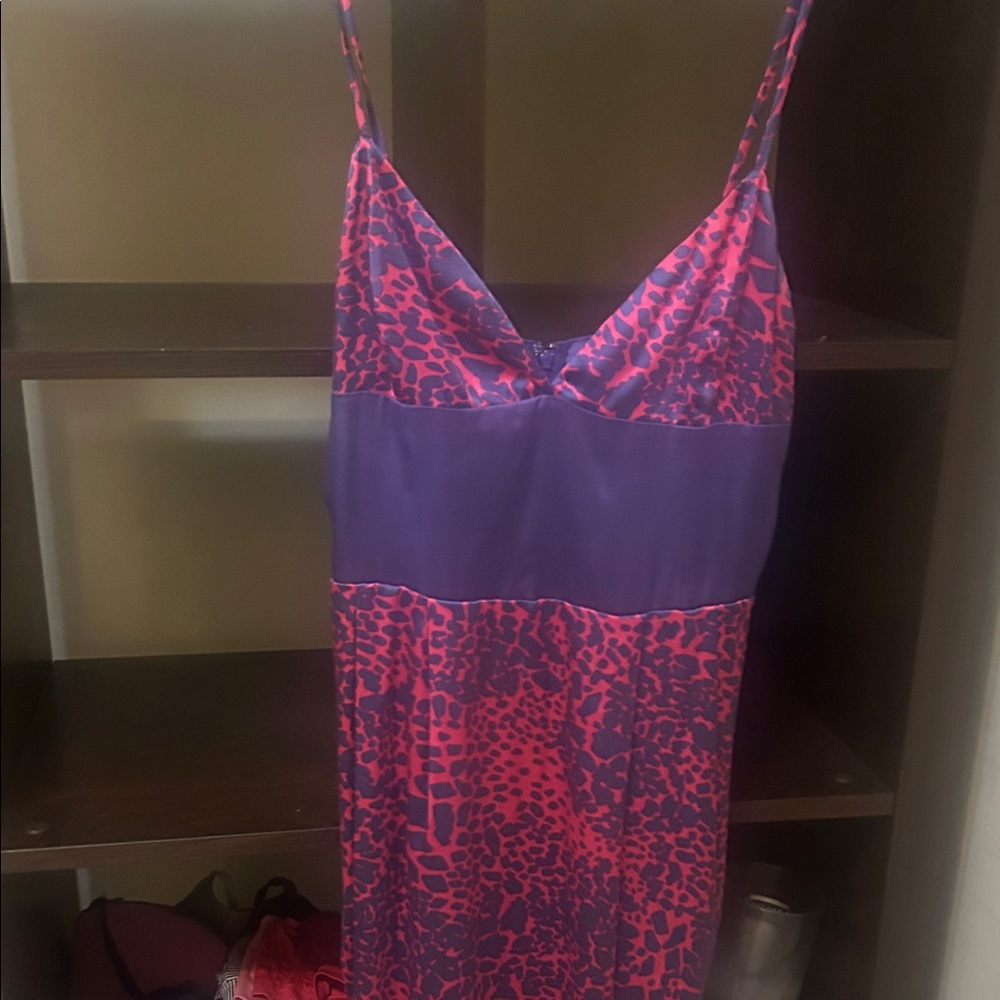 Marciano Vibrant Pink and Purple Mini Dress size  medium M